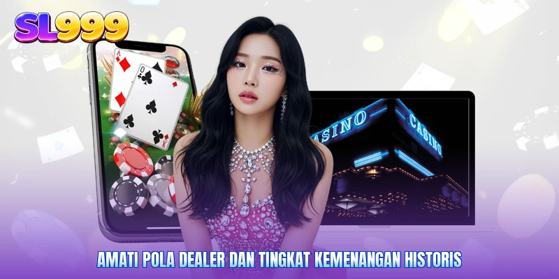 Amati pola dealer dan tingkat kemenangan historis