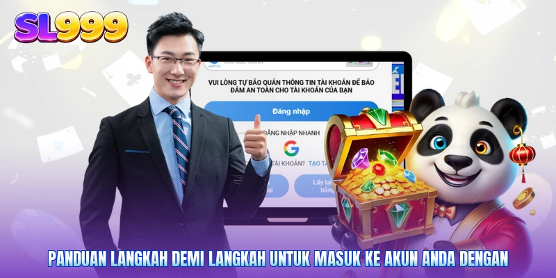 Panduan langkah demi langkah untuk masuk ke akun Anda dengan