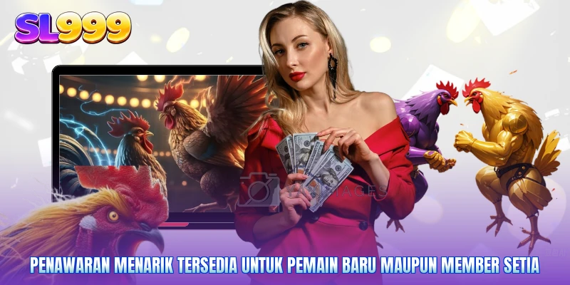 Penawaran menarik tersedia untuk pemain baru maupun member setia